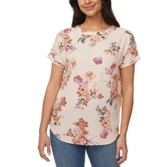 Buffalo David Bitton Women's Blouse With Patch Pocket & Back Keyhole Det… - Picture 2 of 3